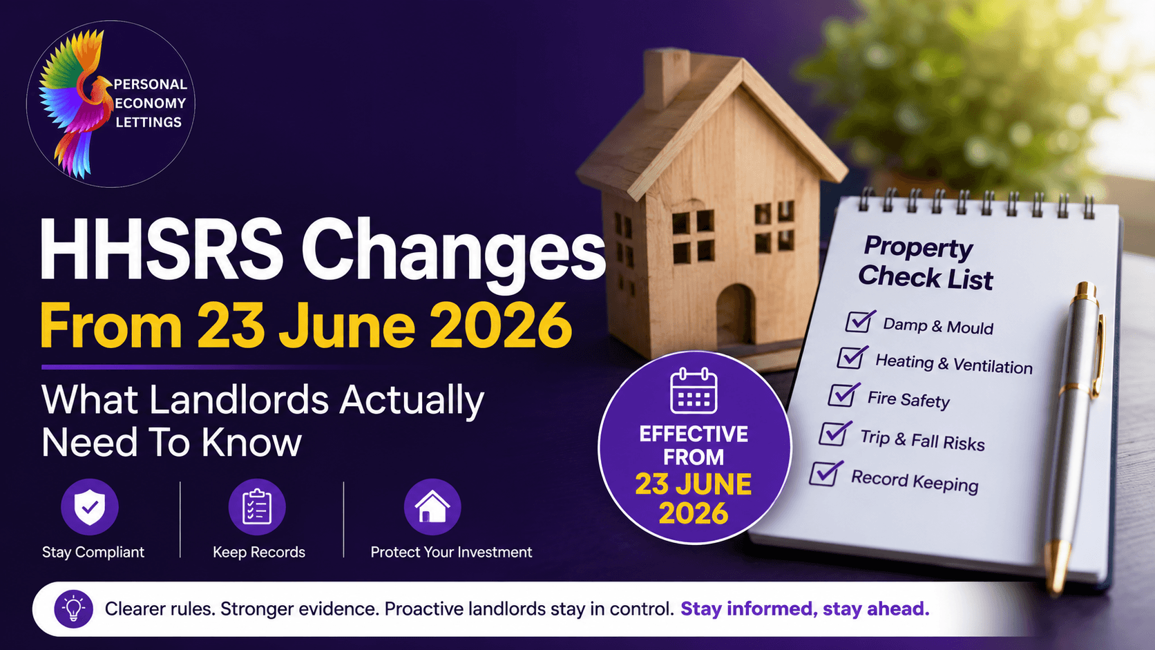 HHSRS Changes From 23 June 2026 - What Landlords Actually Need To Know